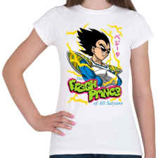 PRINTFASHION Saiyans - Női póló - Fehér női póló