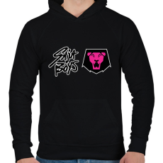 PRINTFASHION saja boys logo - Férfi kapucnis pulóver - Fekete