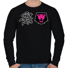 PRINTFASHION saja boys logo - Férfi pulóver - Fekete