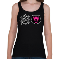 PRINTFASHION saja boys logo - Női atléta - Fekete