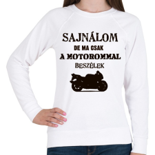 PRINTFASHION SAJNÁLOM - Női pulóver - Fehér női pulóver, kardigán