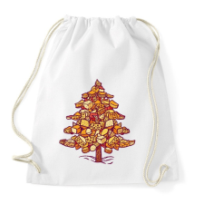 PRINTFASHION Sajt karácsonyfa - Sportzsák, Tornazsák - Fehér tornazsák