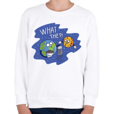 PRINTFASHION Sajtból van a hold - Gyerek pulóver - Fehér gyerek pulóver, kardigán