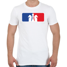 PRINTFASHION Sakk - Férfi póló - Fehér férfi póló
