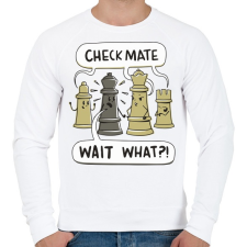 PRINTFASHION Sakk - matt - Férfi pulóver - Fehér férfi pulóver, kardigán