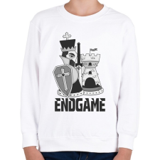 PRINTFASHION Sakk végjáték 1 - Gyerek pulóver - Fehér gyerek pulóver, kardigán