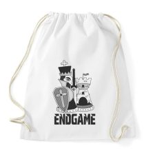 PRINTFASHION Sakk végjáték 1 - Sportzsák, Tornazsák - Fehér tornazsák