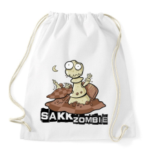 PRINTFASHION Sakk Zombie - Sportzsák, Tornazsák - Fehér tornazsák