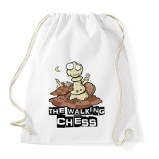 PRINTFASHION Sakk zombie - the walking chess - Sportzsák, Tornazsák - Fehér tornazsák
