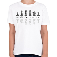 PRINTFASHION Sakkmester - Gyerek póló - Fehér gyerek póló