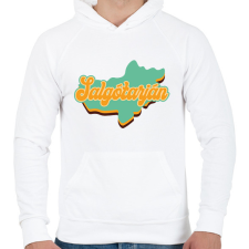 PRINTFASHION Salgótarján - Férfi kapucnis pulóver - Fehér férfi pulóver, kardigán