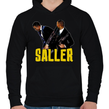 PRINTFASHION Saller - Férfi kapucnis pulóver - Fekete női pulóver, kardigán