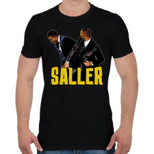 PRINTFASHION Saller - Férfi póló - Fekete férfi póló