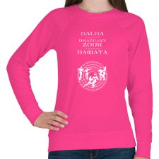 PRINTFASHION Salsa Zouk Bachata dancer S0202 white - Női pulóver - Fukszia női pulóver, kardigán