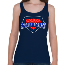 PRINTFASHION SALSAMAN - Női atléta - Sötétkék női trikó