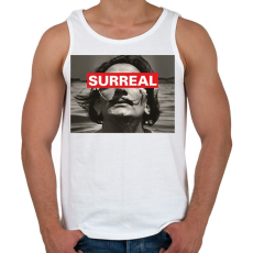PRINTFASHION Salvador Dalí - Surreal - Férfi atléta - Fehér