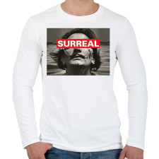PRINTFASHION Salvador Dalí - Surreal - Férfi hosszú ujjú póló - Fehér férfi póló