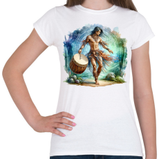 PRINTFASHION Sámán férfi - Női póló - Fehér