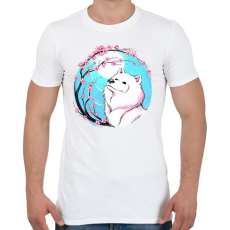 PRINTFASHION Samoyed, szamojéd - Férfi póló - Fehér