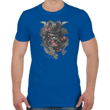 PRINTFASHION Samurai - dragon fantasy - Férfi póló - Királykék férfi póló