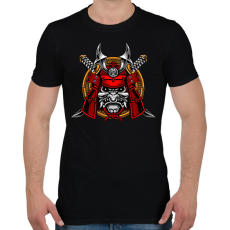 PRINTFASHION samurai - Férfi póló - Fekete