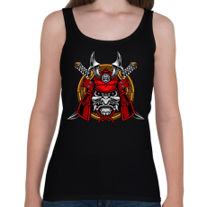 PRINTFASHION samurai - Női atléta - Fekete