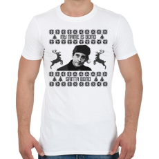 PRINTFASHION Santa Bond - The Office - Férfi póló - Fehér