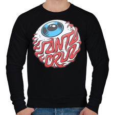 PRINTFASHION Santa Cruz - Férfi pulóver - Fekete férfi pulóver, kardigán