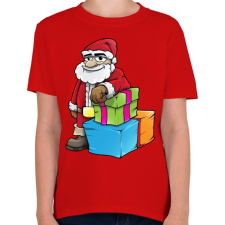 PRINTFASHION Santa - Gyerek póló - Piros gyerek póló