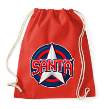 PRINTFASHION SANTA - Sportzsák, Tornazsák - Piros tornazsák