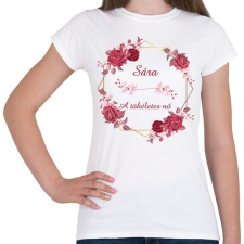 PRINTFASHION Sára - Női póló - Fehér női póló