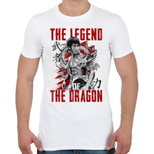 PRINTFASHION Sárkány legendája - Férfi póló - Fehér férfi póló