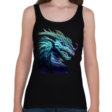 PRINTFASHION sárkány  - Női atléta - Fekete