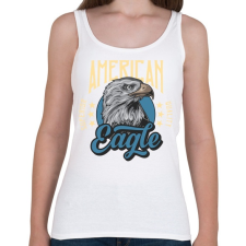 PRINTFASHION Sas 01 - American Eagle - Női atléta - Fehér női trikó