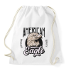 PRINTFASHION Sas 02 - American Eagle - Sportzsák, Tornazsák - Fehér