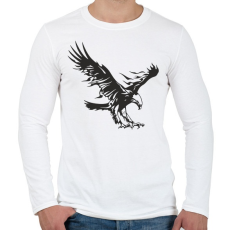 PRINTFASHION Sas - Férfi hosszú ujjú póló - Fehér