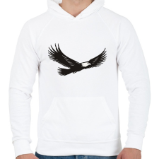 PRINTFASHION Sas  - Férfi kapucnis pulóver - Fehér férfi pulóver, kardigán