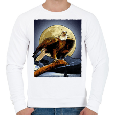 PRINTFASHION Sas - Férfi pulóver - Fehér férfi pulóver, kardigán