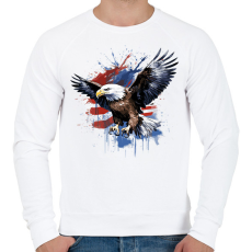 PRINTFASHION Sas - Férfi pulóver - Fehér