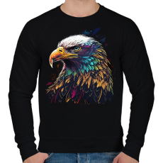 PRINTFASHION Sas - Férfi pulóver - Fekete