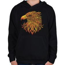 PRINTFASHION sas - Gyerek kapucnis pulóver - Fekete gyerek pulóver, kardigán