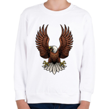 PRINTFASHION Sas - Gyerek pulóver - Fehér gyerek pulóver, kardigán