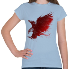 PRINTFASHION Sastámadás - Női póló - Világoskék női póló