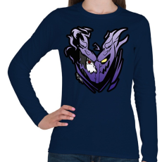 PRINTFASHION Sasuke Susano mode fekete - Női hosszú ujjú póló - Sötétkék