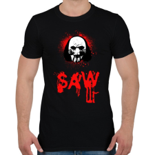 PRINTFASHION saw - Férfi póló - Fekete férfi póló