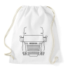 PRINTFASHION Scania - Sportzsák, Tornazsák - Fehér