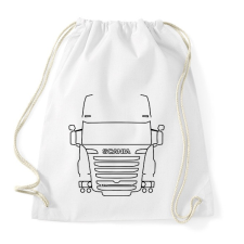 PRINTFASHION Scania - Sportzsák, Tornazsák - Fehér tornazsák
