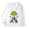 PRINTFASHION Scar Weapon Fortnite - Sportzsák, Tornazsák - Fehér