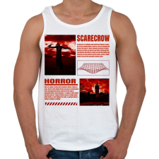 PRINTFASHION Scarecrow horror - Férfi atléta - Fehér atléta, trikó