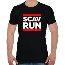 PRINTFASHION Scav Run - Férfi póló - Fekete férfi póló